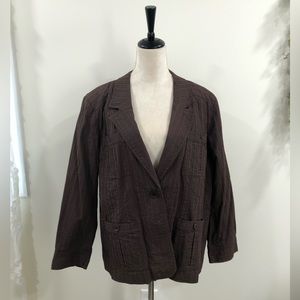 Dialogue Womens brown jacket